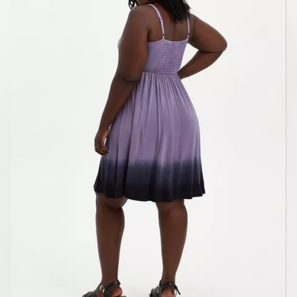 Torrid Mini Super Soft Bow Front Skater Dress - Picture 5 of 12